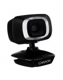 Canyon Webcam 720P HD ar USB 2.0 savienotāju (360°, melns)