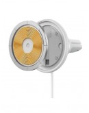 Auto turētājs Baseus Wireless car charger with MagSafe 15W holder for air vent + USB Type C 25W Balts