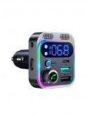 Kabelis Joyroom Joyroom FM transmitter / car charger 48W PPS/PD/QC3.0 black (JR-CL16)
