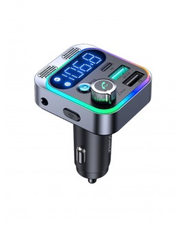 Kabelis Joyroom Joyroom FM transmitter / car charger 48W PPS/PD/QC3.0 black (JR-CL16)
