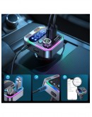 Kabelis Joyroom Joyroom FM transmitter / car charger 48W PPS/PD/QC3.0 black (JR-CL16)