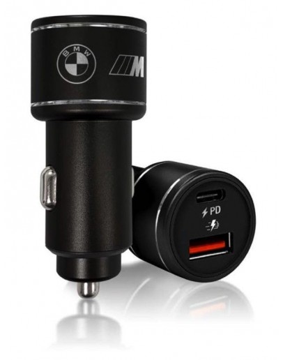 Auto lādētāji BMW M Edition 20W Car Charger Melns