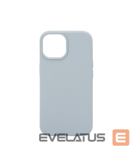 Evelatus Apple iPhone 15 Premium MagSafe Soft Touch Silicone Case New Function, Grey Blue