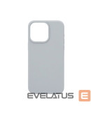 Evelatus Apple iPhone 15 Pro Premium MagSafe Soft Touch Silicone Case New Function, Grey Blue