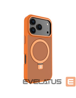 Evelatus Apple iPhone 17 Pro Shield Case ar MagSafe un statīvu, matēti oranžs