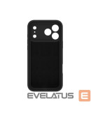 Evelatus Apple iPhone 17 Pro Premium MagSafe ar statīvu Soft Touch silikona aizsargvāciņš, melns