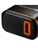 Adapteris Canyon Wall Charger ar USB TYPE C kabeli (2.1A, melns)