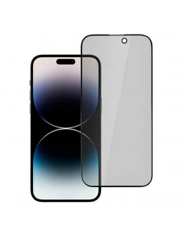 Aizsargstikls Evelatus Apple iPhone 15 Pro Privacy 2.5D Silk Full Cover (Japan Glue, Anti-Static)