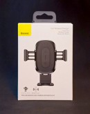 Baseus bezvadu lādētājs Gravity Car Mount Phone Bracket Air Vent Holder +