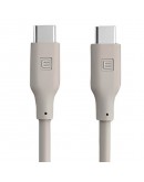 Evelatus USB C uz USB C kabelis, izgatavots no silikona, 1.2 metru garš, atbalsta 60W jaudu un 20V/3A spriegumu