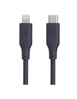 Evelatus USB C uz Lightning kabelis, izgatavots no silikona, 1.2 metru garš (MFI10CL), atbalsta 60W jaudu un 20V/3A spriegumu